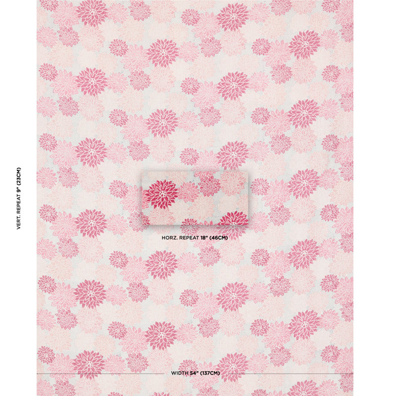 Tissu 100 % coton, Rose vif