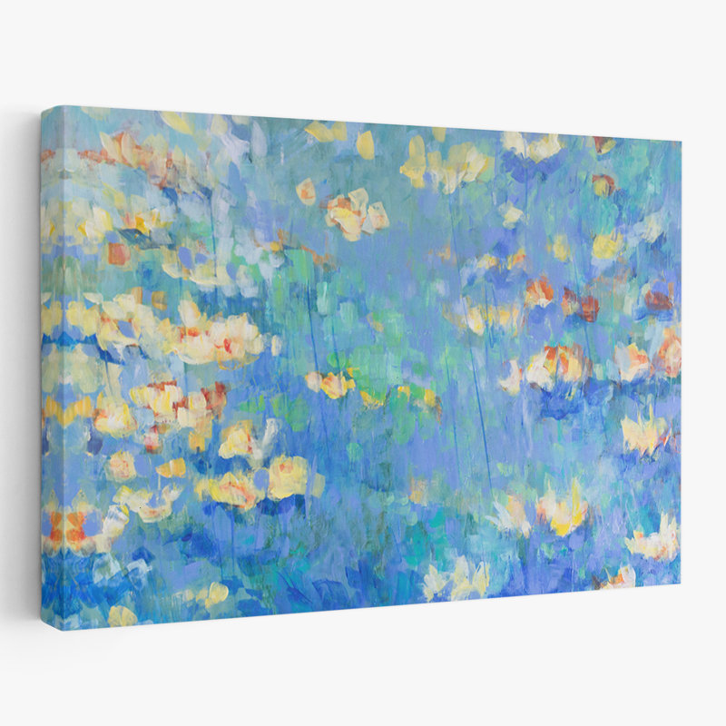 Shenandoah - Art abstrait, H 16 po x l 24 po