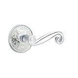 Scroll Privacy (Bed & Bath) Door Lever with Round Rosette