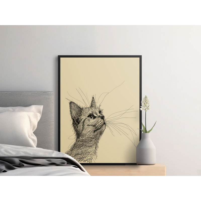 Minimal Line Art Matte Poster, 9x11