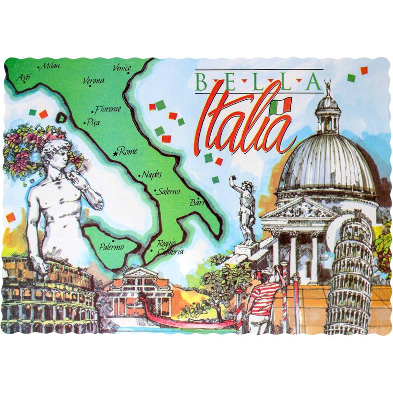 Placemats italien 1000 cas