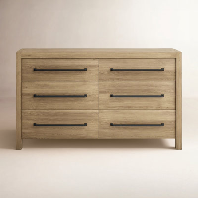 Laroche 62" Oak Double Dresser