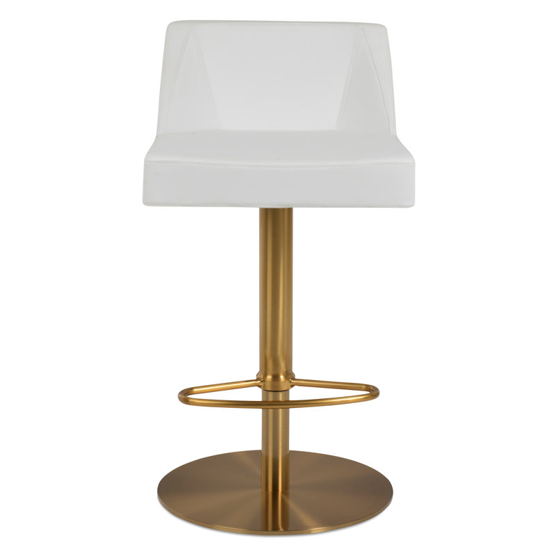 Prisma Piston Half Footrest, White, Gold