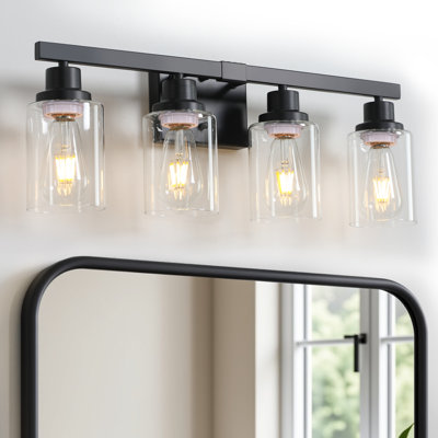 Éclairage de meuble-lavabo moderne / contemporain 23,6 po à 4 lumières Flynama
