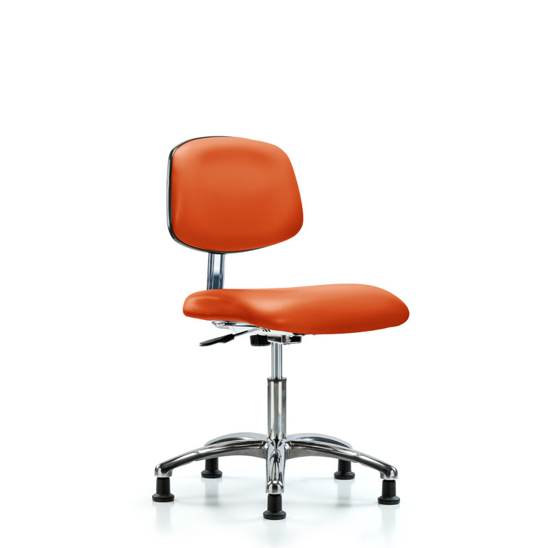 Chaise de travail Vanesa, Orange, Patins