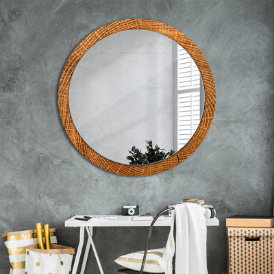 Huldar Glass Flat Wall Mirror