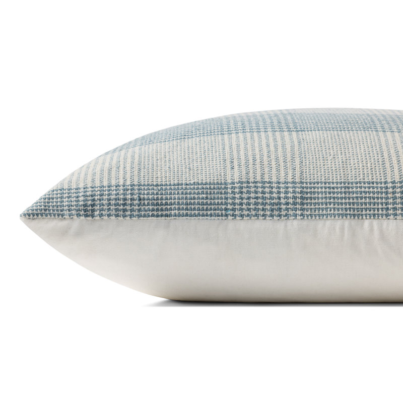 Chris Loves Julia Auggie Throw Pillow, Blue