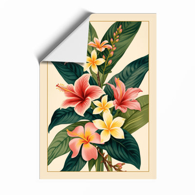 Flowering Stem Study Botanical - Framed Print
