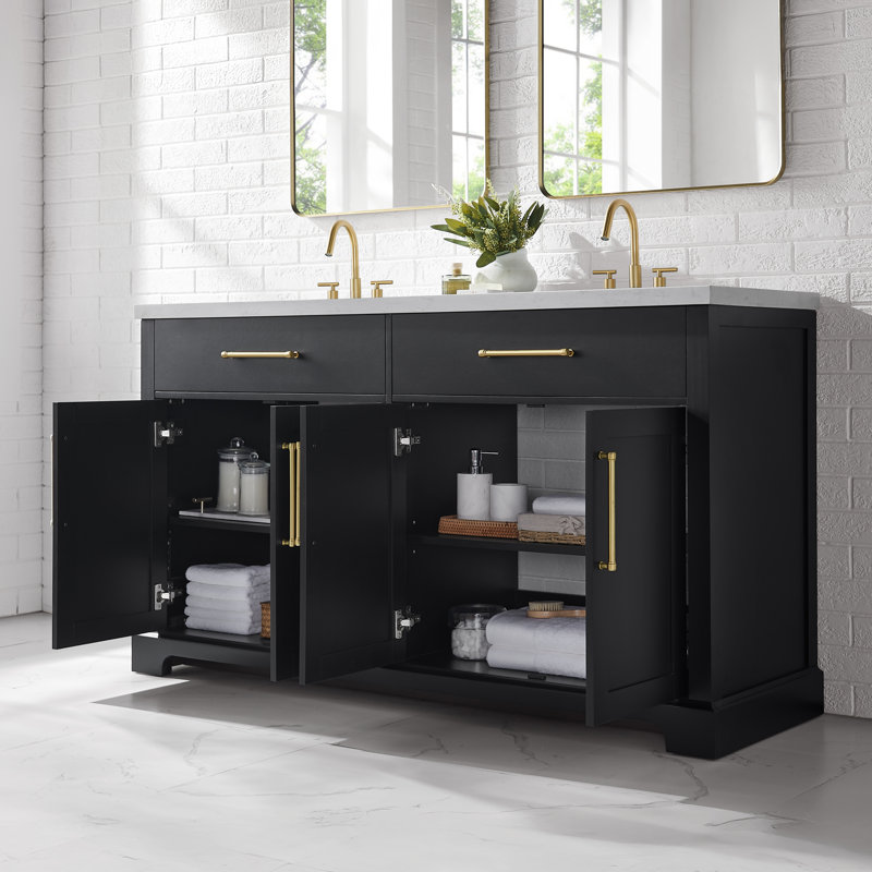 Ensemble de meuble-lavabo double 60 po Dahen