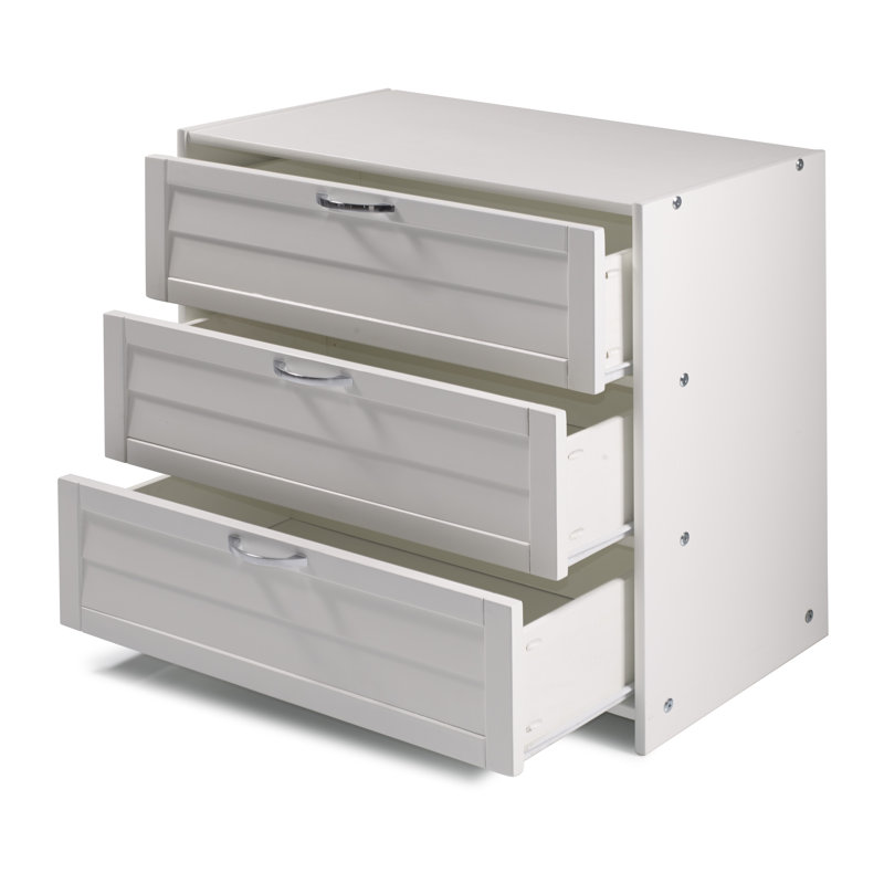 Hagen 3 Drawer Chest, White