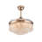 42Inch Modern Crystal Ceiling Fan LED Light With Remote Control-466582994