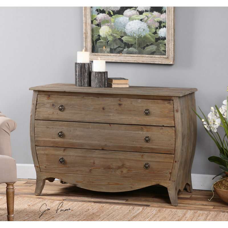 Commode décorative 3 tiroirs Wallington