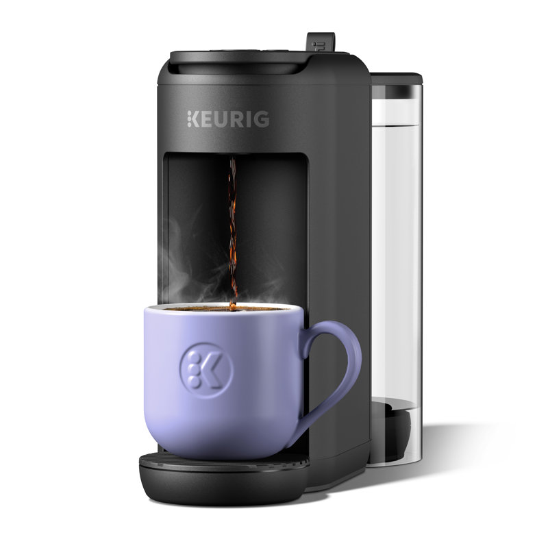 K-Mini Mate Plus Single Serve K-Cup Pod Coffee Maker, Matte Black