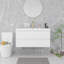 Meuble-lavabo pour la salle de bain à fixation murale-651861348