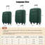 Ensemble de 3 valises extensibles Softside Valise-134526191