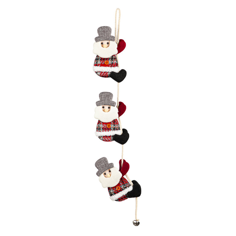 Arbre en tissu Père Noël en tissu