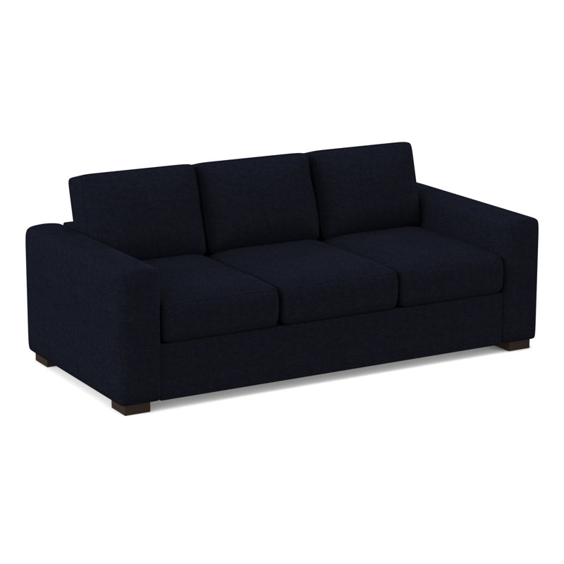 Gorham 86" Square Arm Sofa Bed with Reversible Cushions, Innerspring, Antic Pepper