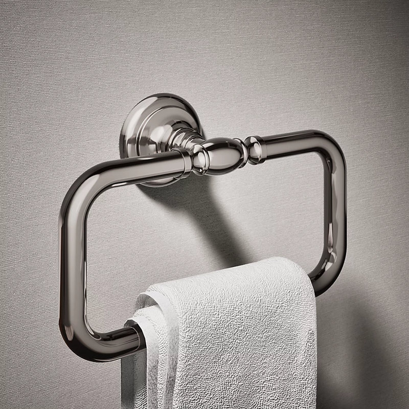Artifacts Towel Ring, Titane éclatant