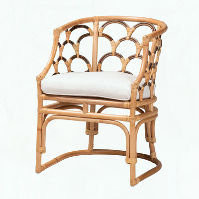 Fauteuil Modern Bohemian Rattan - Brun naturel