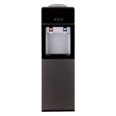 LUCKYREMORE Black Freestanding Top Loading Electric Water