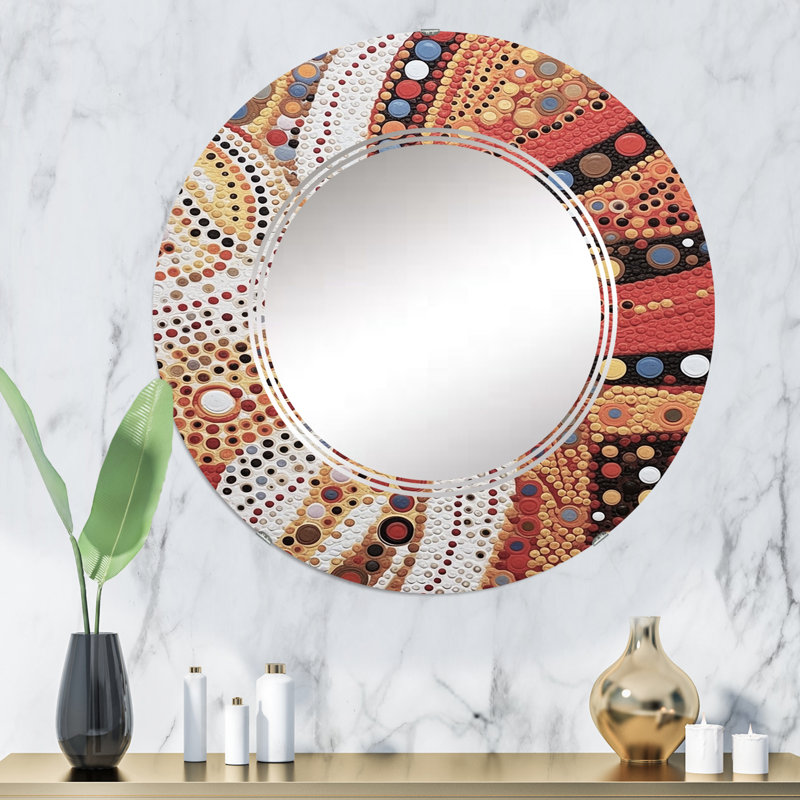 Miroir mural Zykeira, 32 po x 32 po