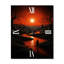 Magical Sunset Over Minimal River Landscape I - Lakehouse Très grandes horloges murales-1088655927