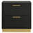 Sophia Black 2-Drawer Nightstand-1742146998
