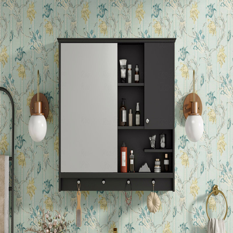 Armoire à pharmacie murale de 36 pouces, armoire de rangement pour salle de bain avec porte miroir et tablette ajustable, armoire à miroir pour salle de bain