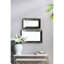 Miroir rectangulaire antique argenté 24 "x 15" avec rehaussement floral, plateau suspendu et miroir pour décoration intérieure-932066885