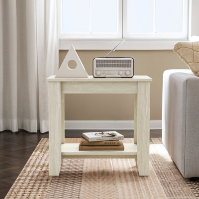 Table de bout avec rangement Weddel Basilico