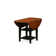 Aggappera Extendable Round Solid Wood Dining Table