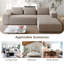 Canapé modulaire Upholstere Boneless, canapé en velours côtelé 2 pièces, méridienne modulaire à compression en L, canapé-lit moderne minimaliste et confortable pour le salon, aucun assemblage requis-1212298304-1241129289