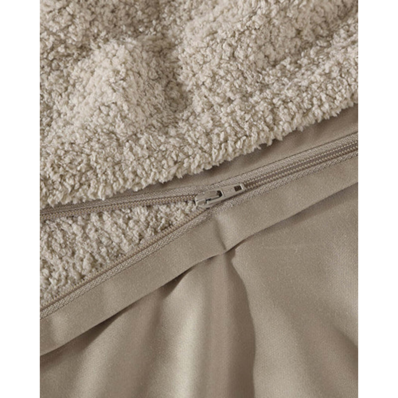 Snug Standard Duvet Cover, Taupe, King Duvet Cover