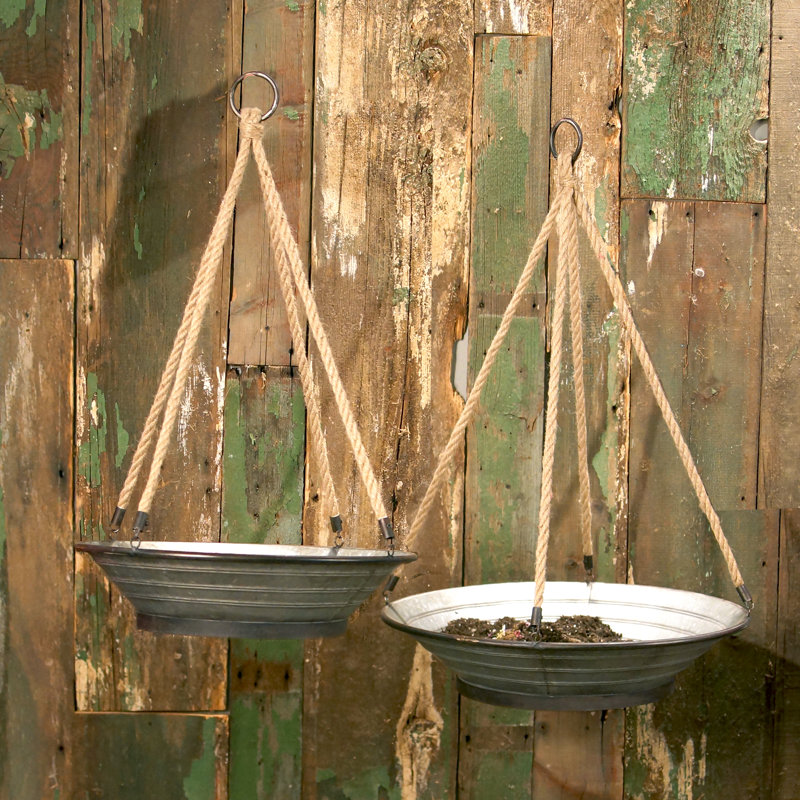 Grisby Handmade Metal Hanging Planter
