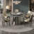 Elegant Artificial Marble Round Dining Table Sets