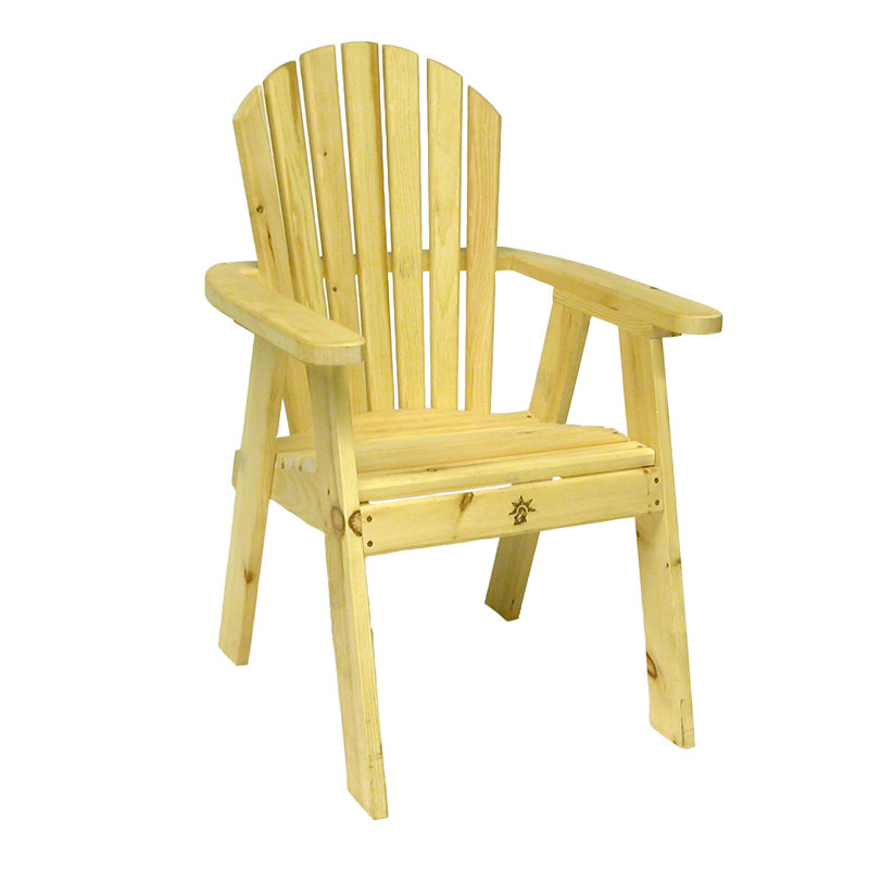 Chaise adirondack en bois massif Thatcher