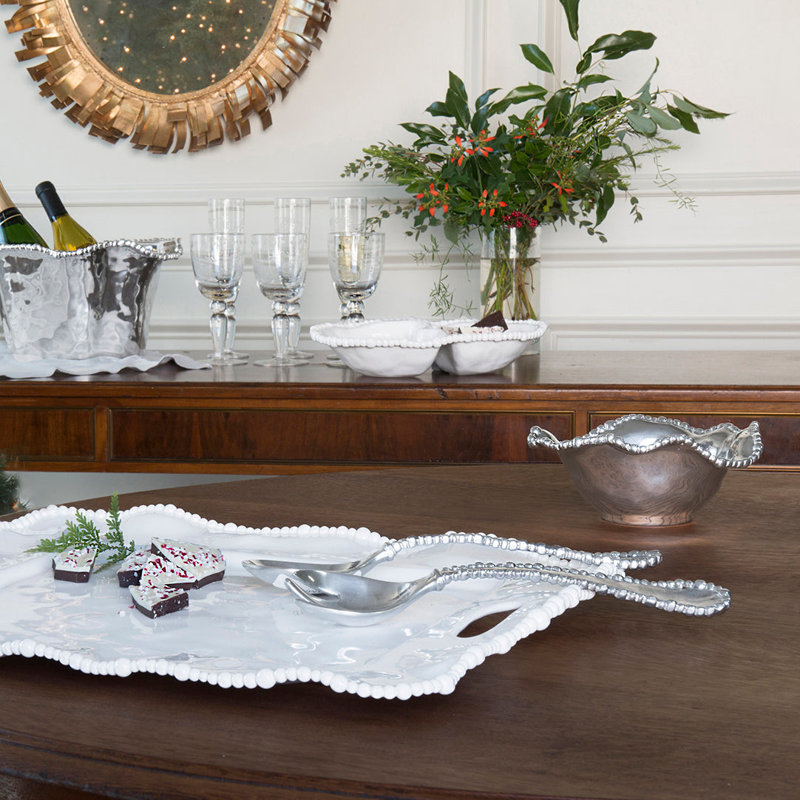Organic Pearl Aluminum Dessert Bowl