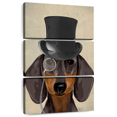 Ketti Dachshund Formal Hound And Hat