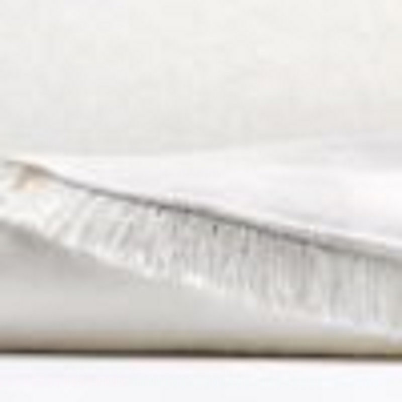  Couverture à franges, Blanc