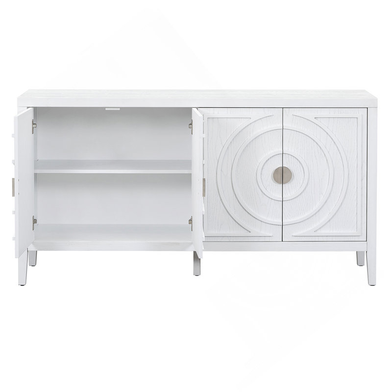 Buffet 4 portes Retro, Black
