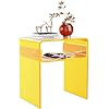 Acrylic End Table 2-Tier Bedside Nightstand For Living Room Bedroom Home Decor