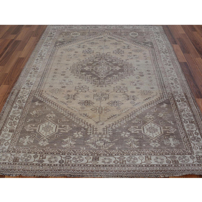 One-of-a-Kind 5'4" X 8'1" New Age Wool Area Rug in