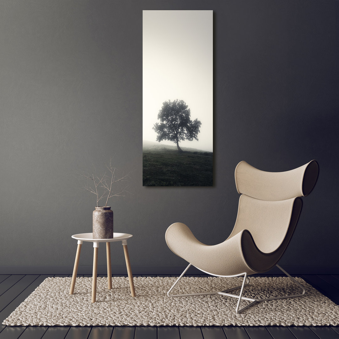 Tree In The Fog - Kunstdrucke auf Leinwand