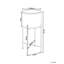FEUILLE Metal Elevated Planter