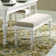 Alantae Linen Upholstered Bench