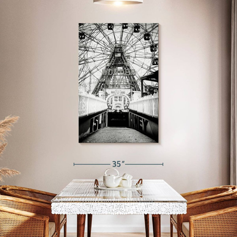 Kerner Coney Island This Way, 48" H x 32" W