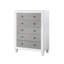 Commode Katia gris rustique et blanc vieilli