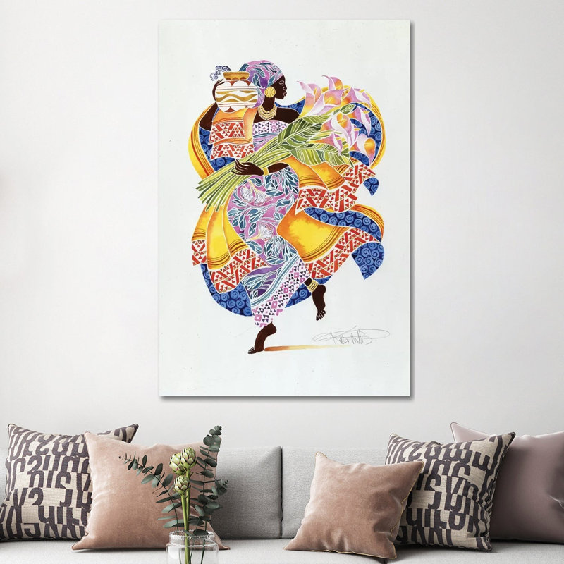Jaha by Keith Mallett - Wrapped Canvas Print, 152.5 cm H x 101.5 cm W