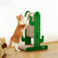 Grattoir à cactus pour chat, poteau à griffer en carton ondulé vertical, grattoir à chat durable avec base large pour chatons et chats adultes