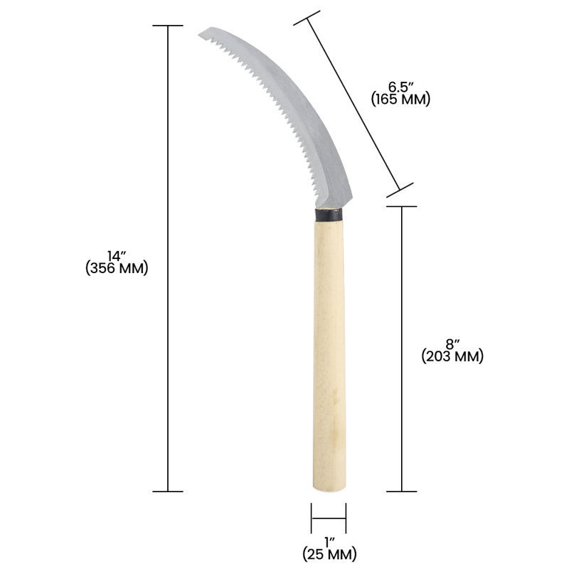 Outils de jardinage pour faucille